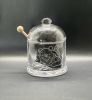 Custom Glass Honey Pot and Dipper Set