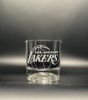 Crystal Rocks Glass with Basketball design on bottom