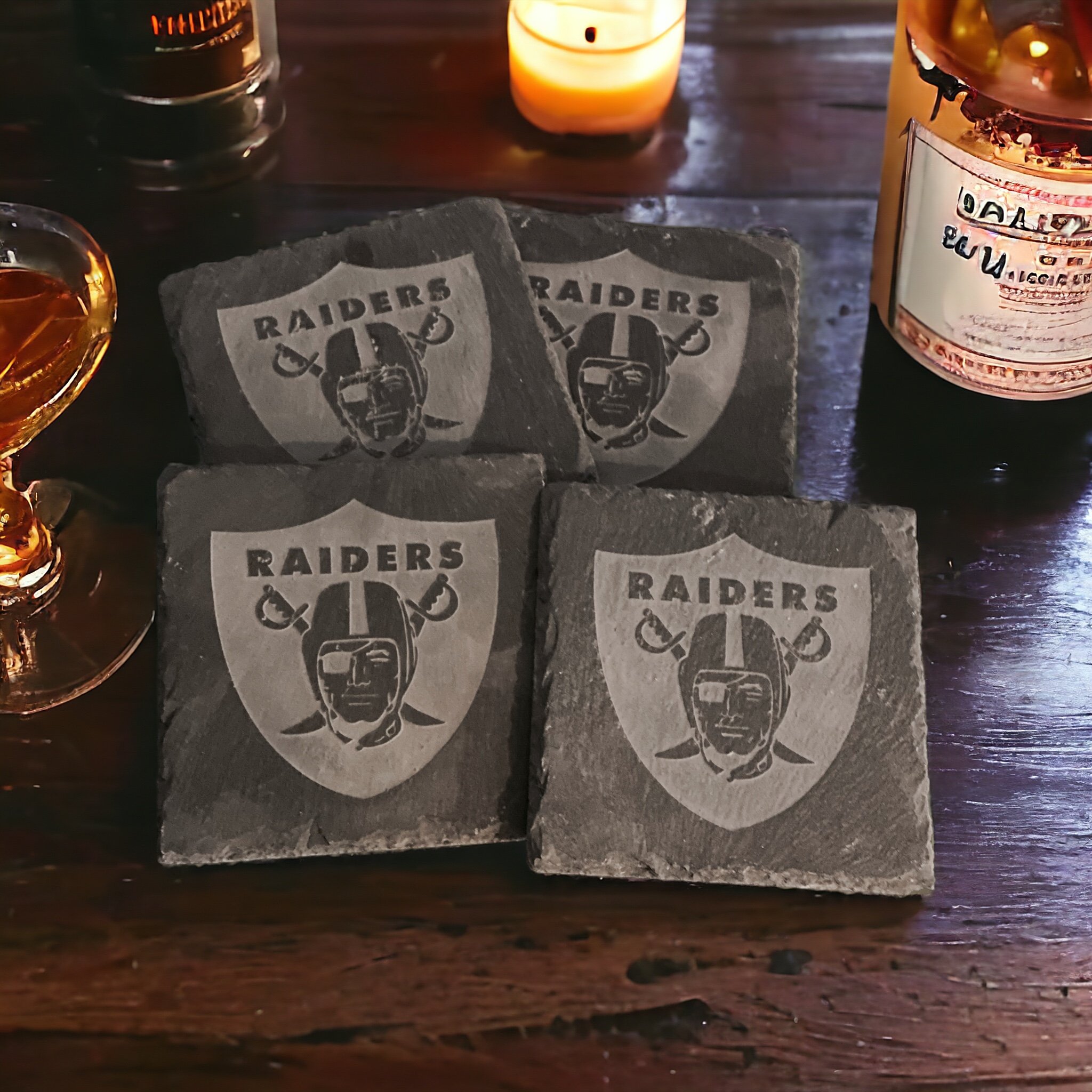 Custom Slate Coaster Set of 4